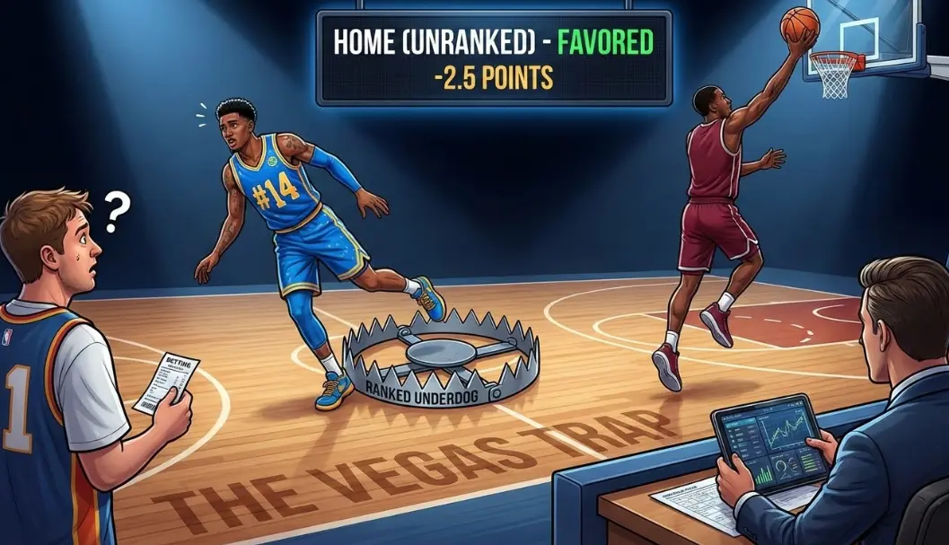 Ranked vs. Unranked: The College Basketball Betting Illusion