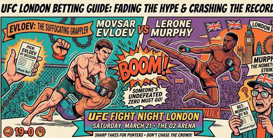 UFC London Betting: Evloev vs. Murphy